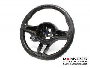 Alfa Romeo Giulia Steering Wheel Trim - Carbon Fiber - Lower Trim Set - QV Model Alfa Romeo Giulia Steering Wheel Trim - Carbon Fiber - Lower Trim Set - QV Model